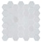 Andova Tiles SAMPLE Channing 2 x 2 Marble Honeycomb Mosaic Floor Use Tile SAM-ANDCHA127 - alternate 1